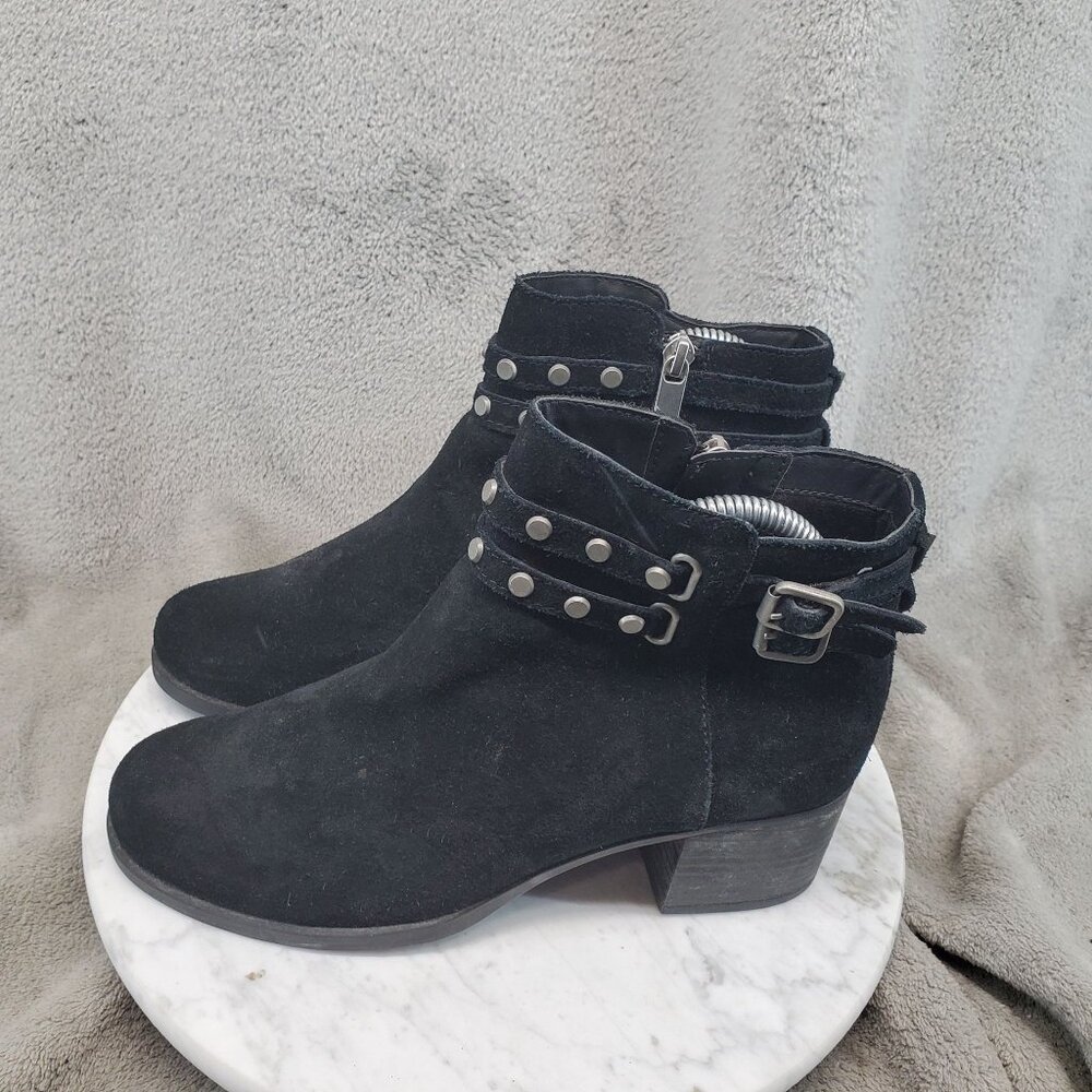 UGG Shoes Womens Size 7 Black Suede Koolaburra Gordana Ankle Boots